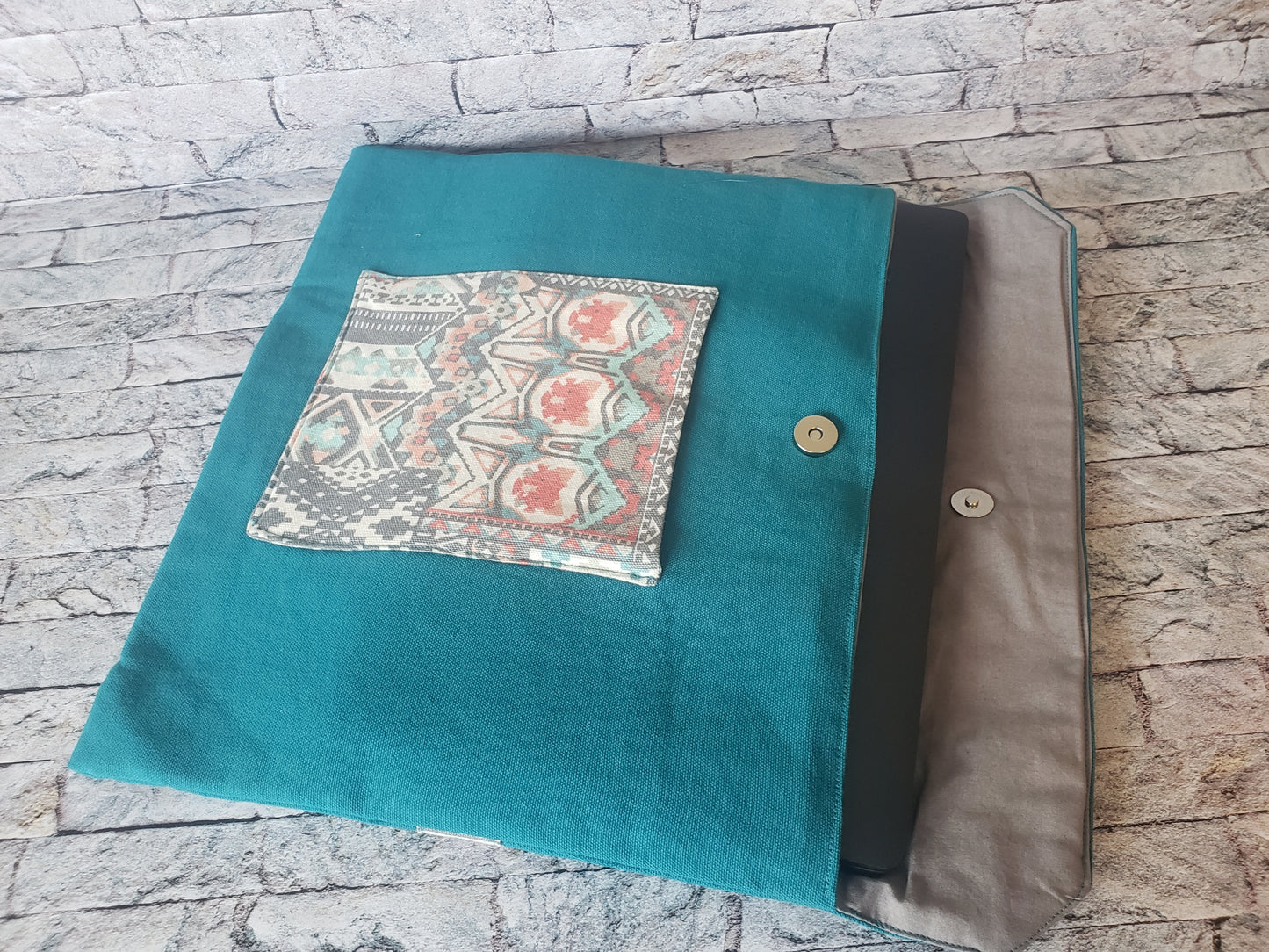 Turquoise Ayana Laptop Envelope
