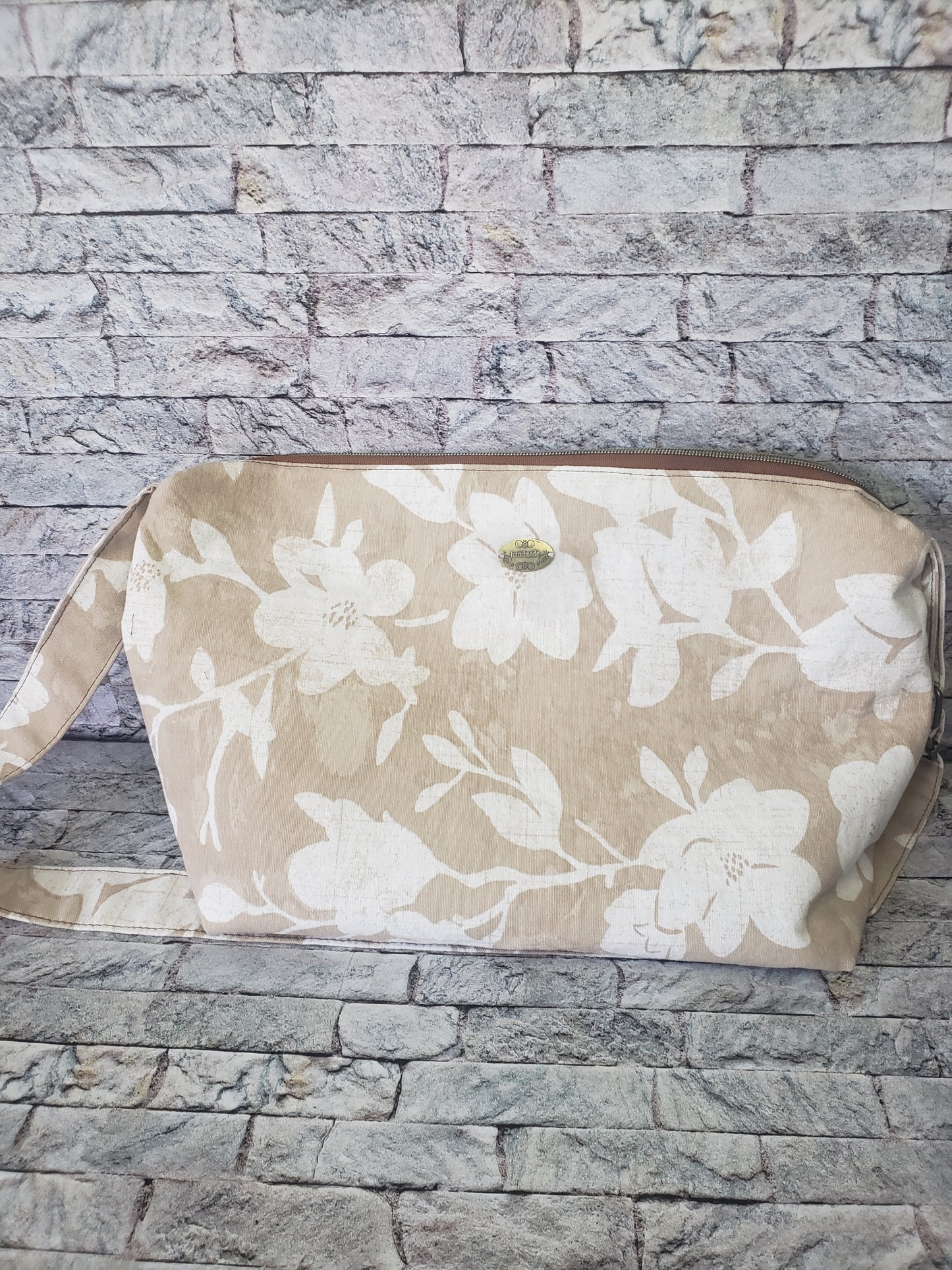 Tan Jazmine Large Crossbody