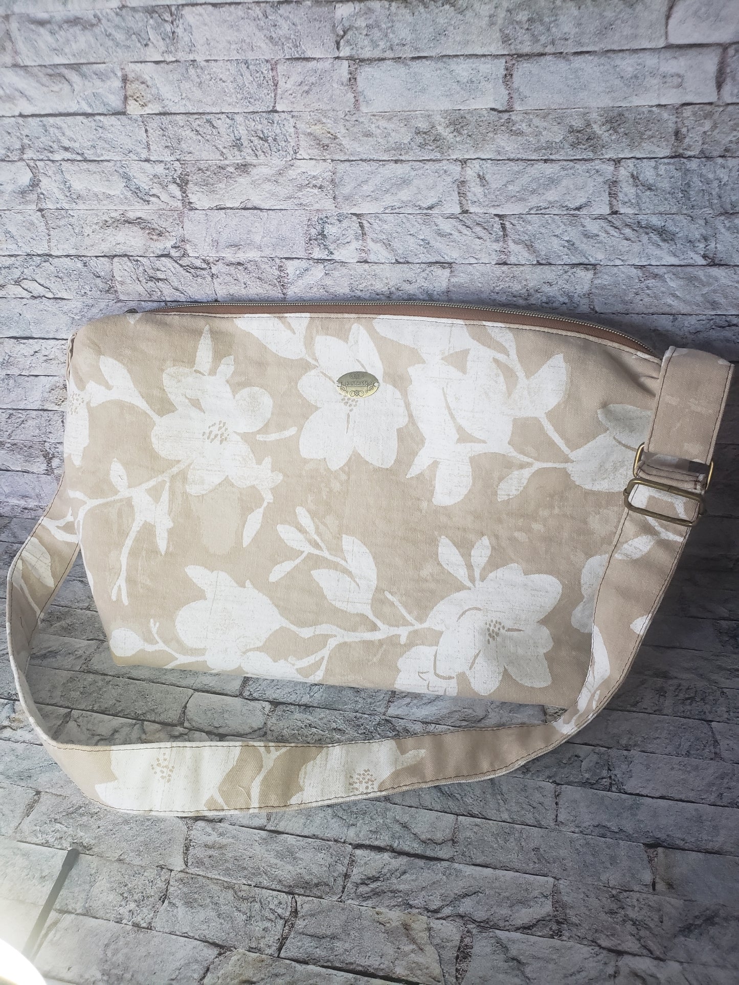 Tan Jazmine Large Crossbody