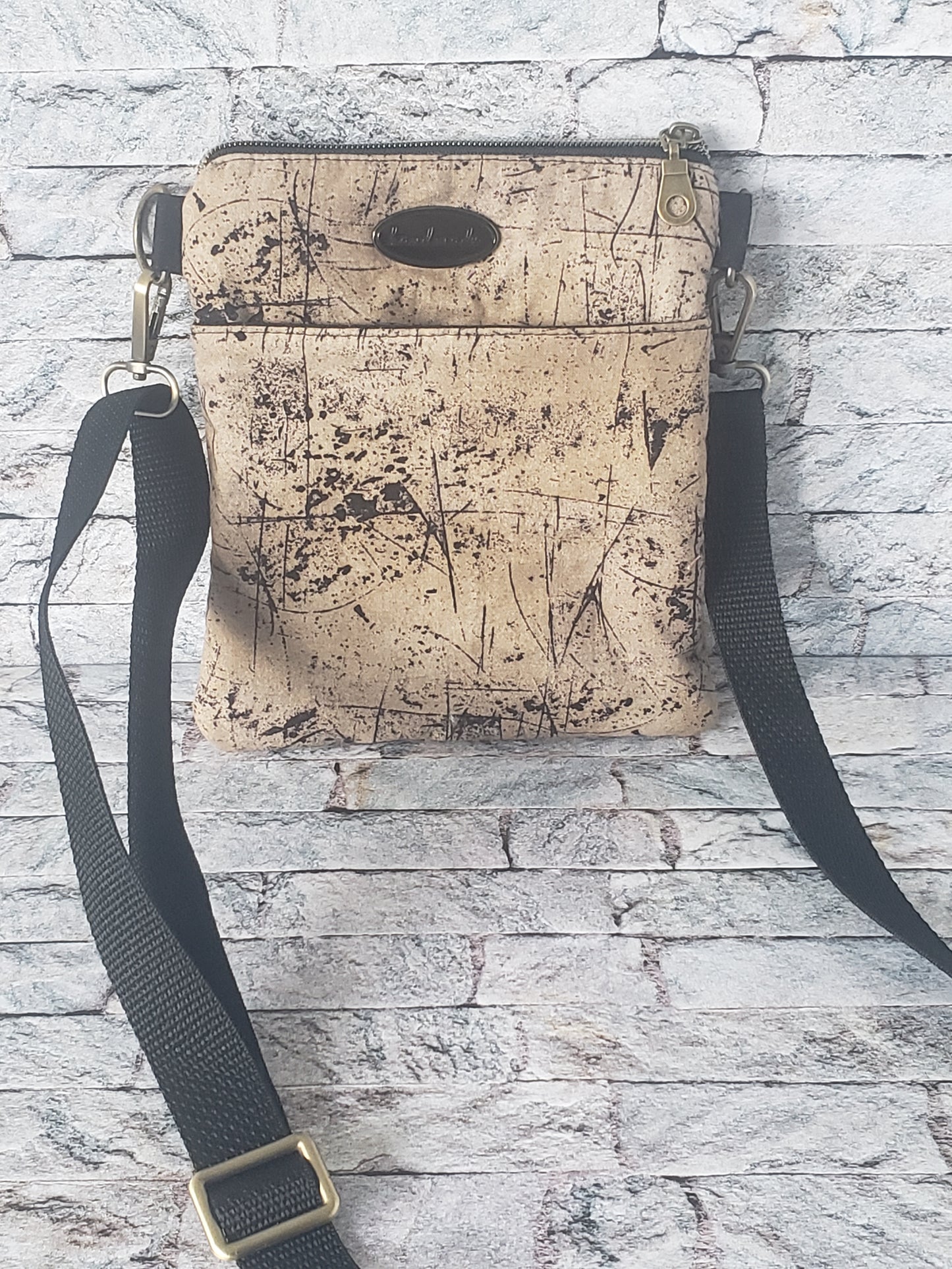 Beige Ink Dez Crossbody