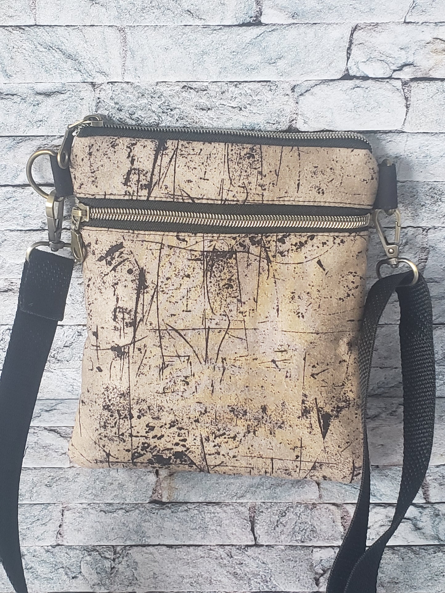 Beige Ink Dez Crossbody