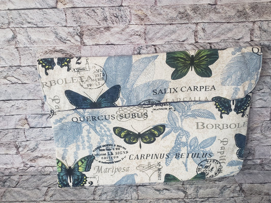 Blue Butterfly Ayana Laptop Envelope